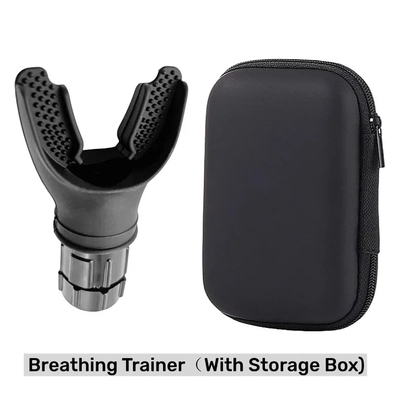 Breathing Trainer Lung Respirator Fitness Equipment Respiratory Silicone High Altitude Training Outdoor Expiratory Exercise Tool